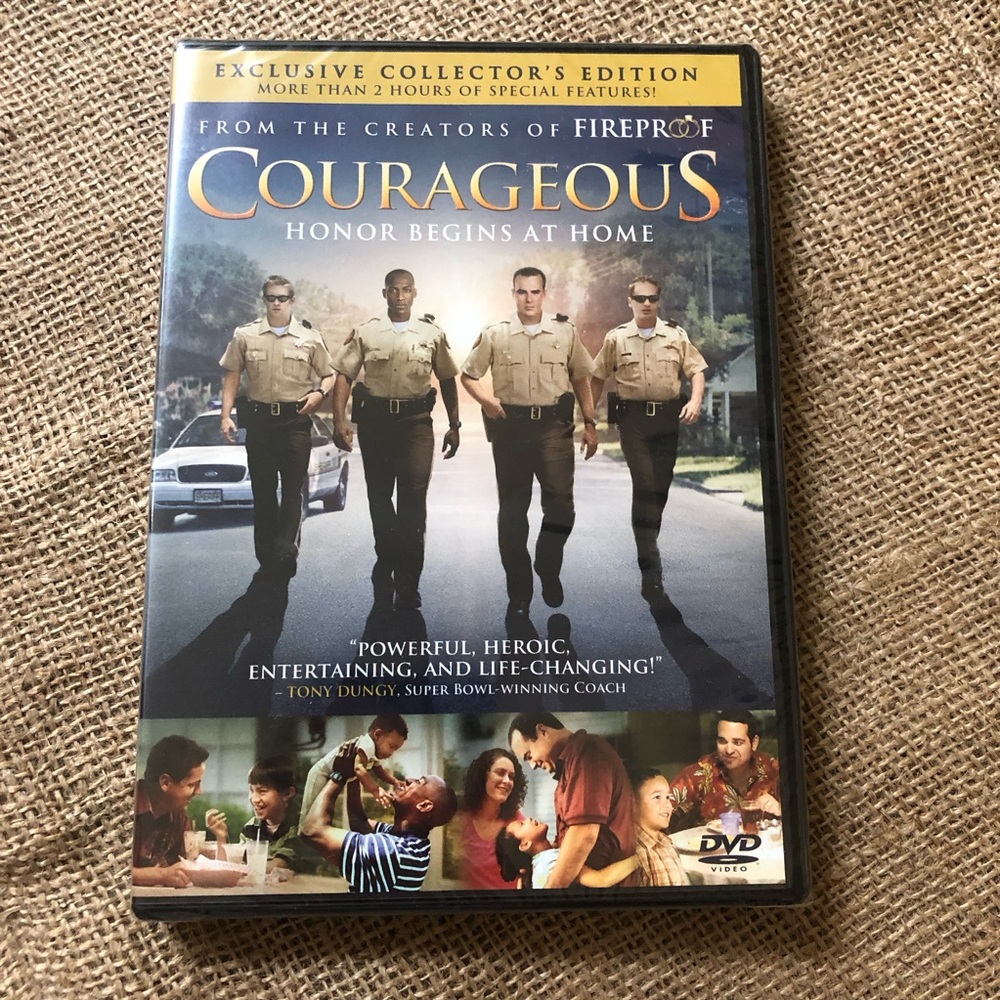 NEW! 👮🏻‍♂️ ‘Courageous’ DVD - Exclusive Collector's Edition 👮🏼‍♂️